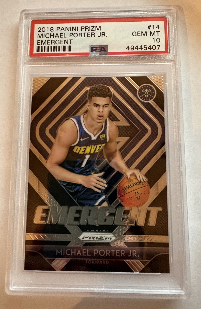 Michael Porter Jr. [Silver Prizm] #14 — 2018 Panini Prizm Emergent