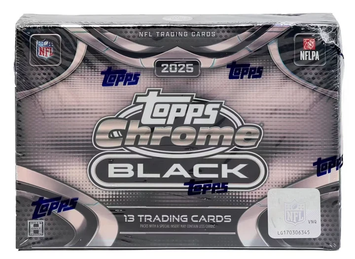 2025 Topps Chrome Black Football Hobby Box